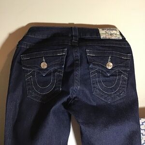 😎#306,True Religion, new cond, rise=7/8, length=30, see photos, leggings style